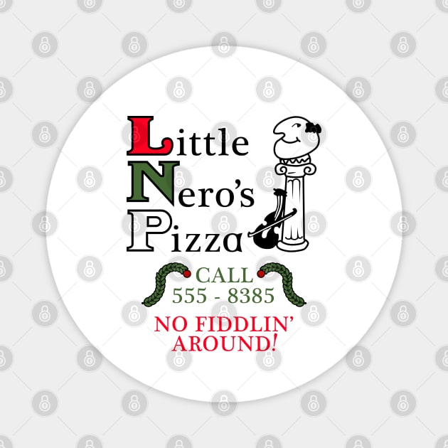 Little Nero's Pizza Magnet by familiaritees